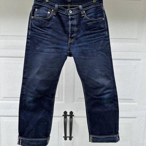 Iron Heart IH-666SII double indigo Japan selvedge denim size 33 - Picture 1 of 10